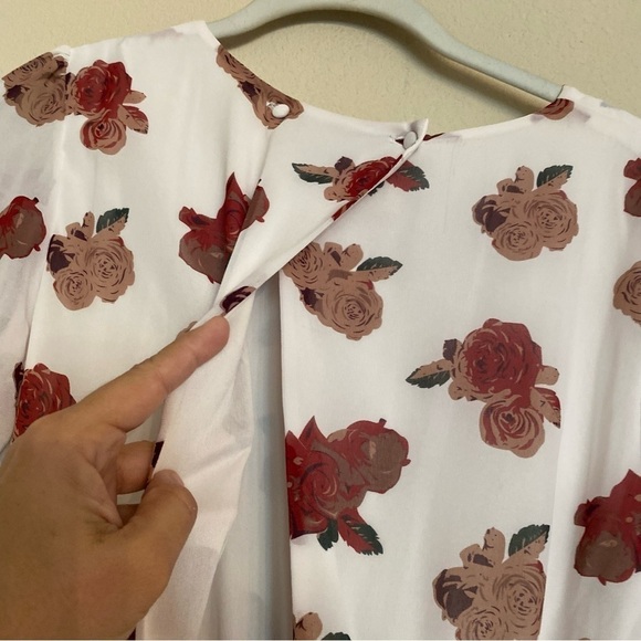 Pins And Needles Floral Open Back Dress Sz Medium - Picture 12 of 16